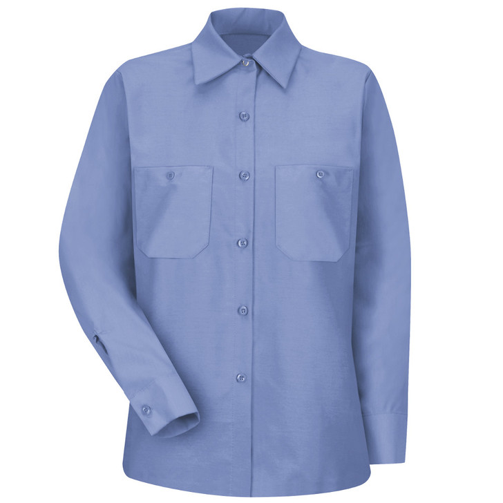 Red Kap Women's Long Sleeve Industrial Work Shirt - SP13LB
