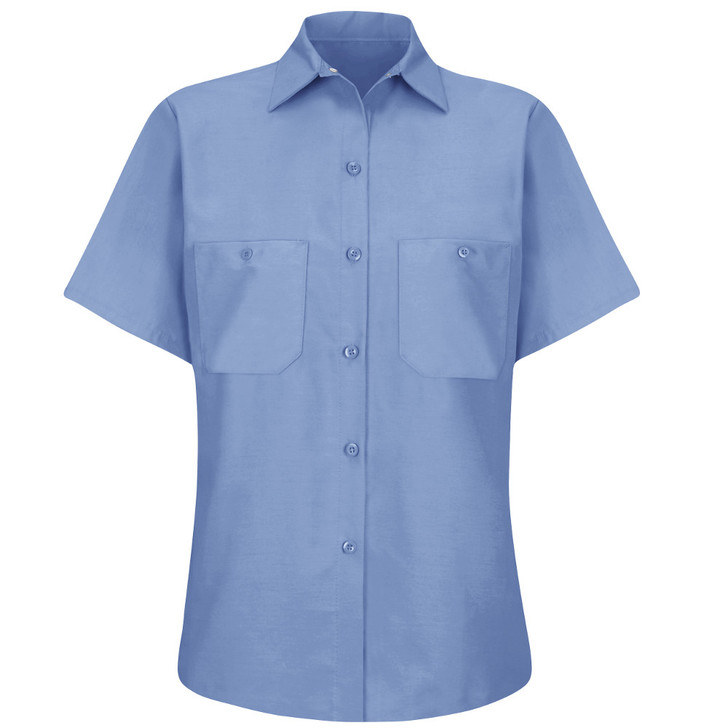 Red Kap Women's Short Sleeve Industrial Work Shirt - SP23LB