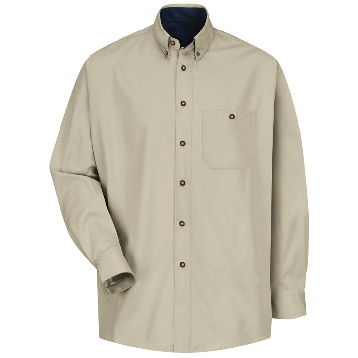 Red Kap Men's Cotton Contrast Dress Shirt - SC74ST