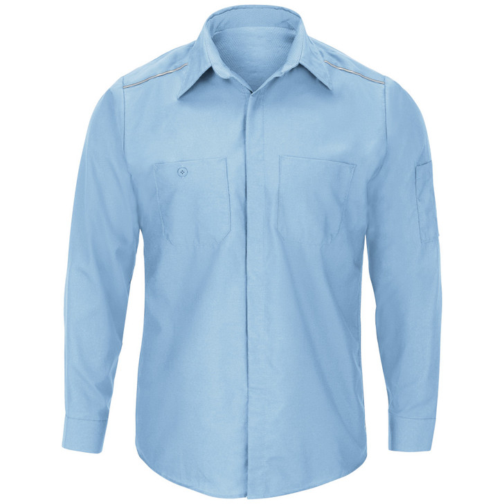 Red Kap Men's Pro Airflow Work Shirt - SP3ALB Long Sleeve Light Blue