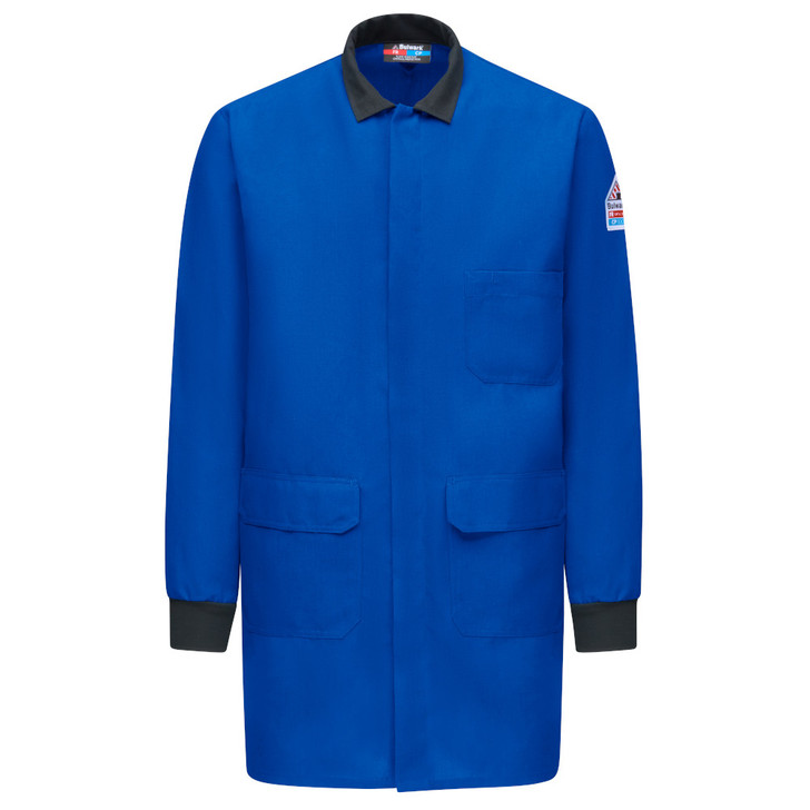 Bulwark Men's Flame Resistant (FR) / Chemical-Splash Protection (CP) Lab Coat - KNR6