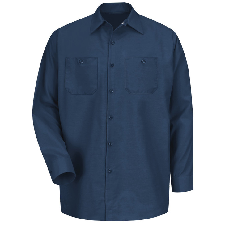 Red Kap Men's Long Sleeve Industrial Work Shirt - SP14