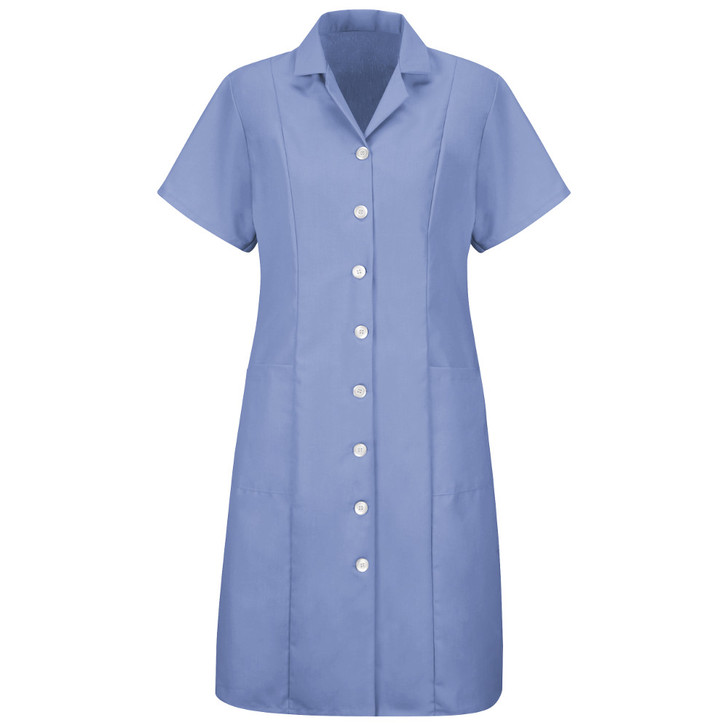Red Kap Women's Button Front Short Sleeve Dress - DP23