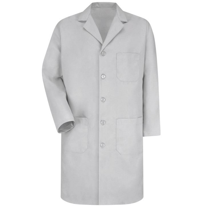 Red Kap Men's Lab Coat Button Front - KP14GY