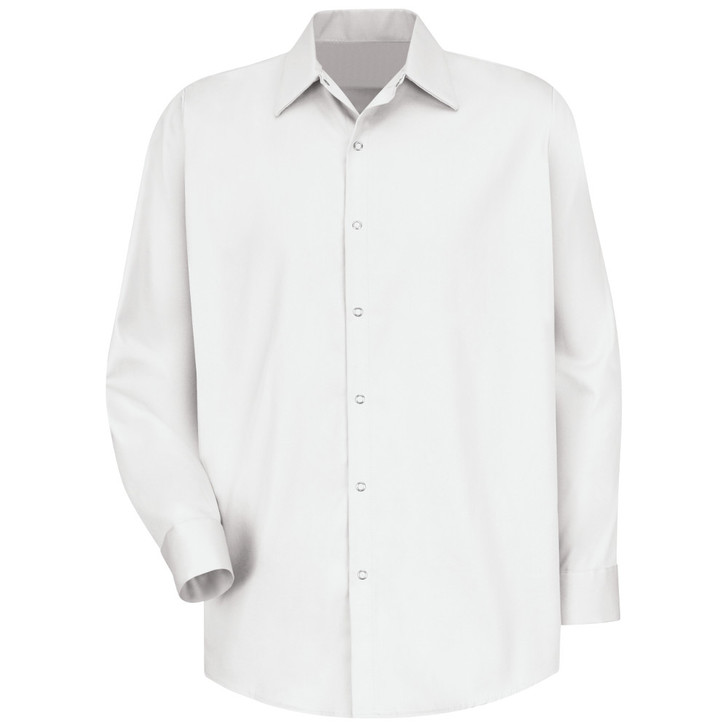 Red Kap Men's Long Sleeve Specialized Cotton Work Shirt - SC16WH