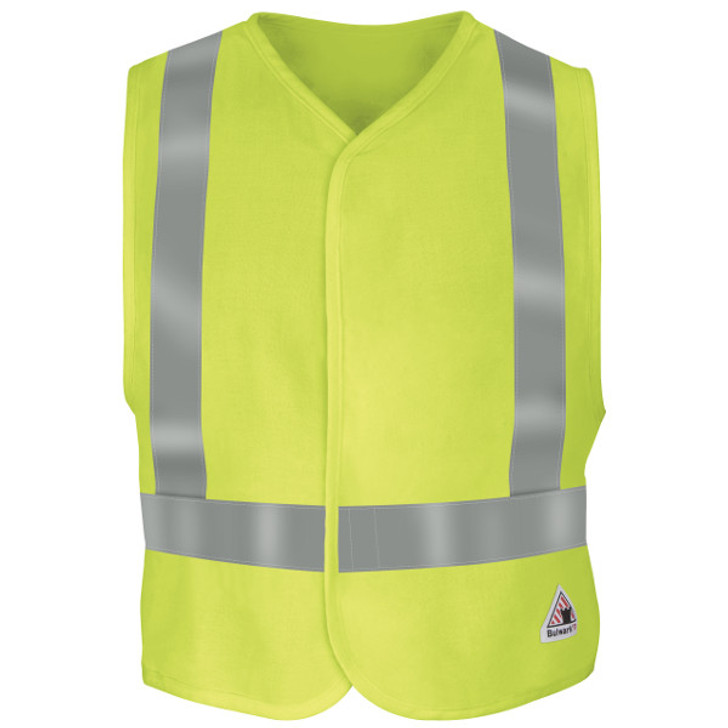 Bulwark FR Men's FR Hi-Visibility Safety Vest - VMV4HV