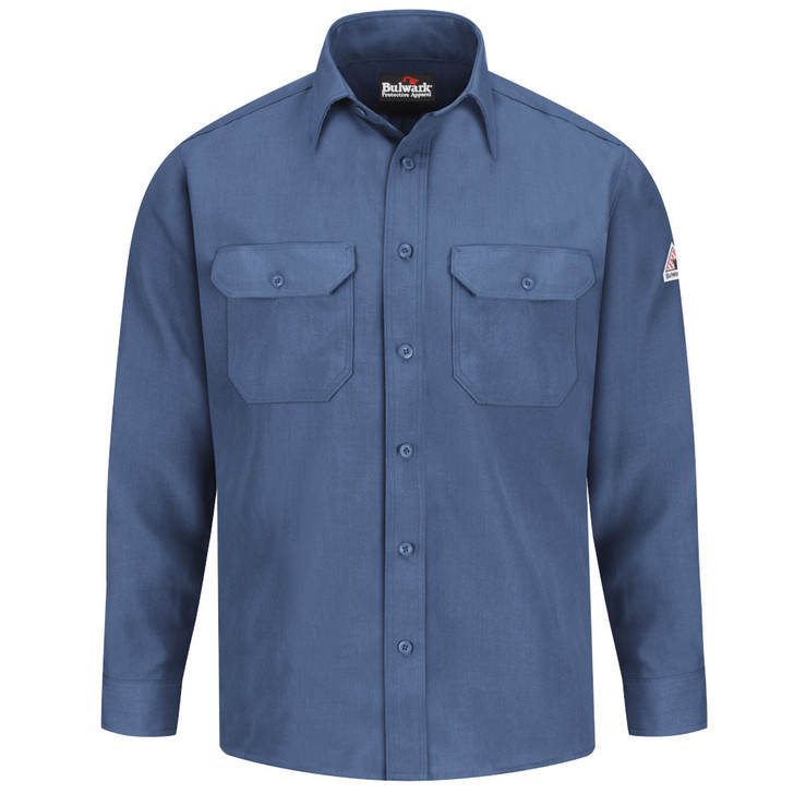 Bulwark FR Men's Lightweight Nomex FR Uniform Shirt - SND2GB