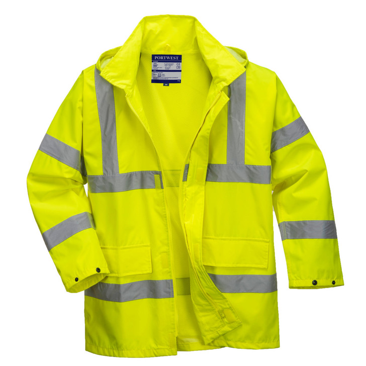 Portwest High Visibility Lite Traffic Jacket - US160 Front View