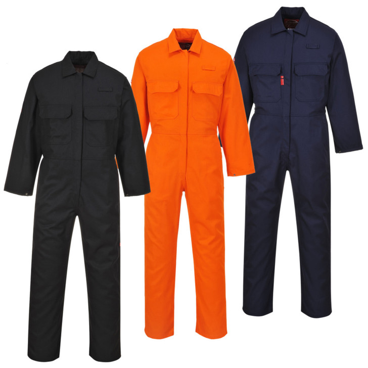 Portwest Bizweld Flame Resistant Coverall Overall Welding Safety Workwear BIZ1 