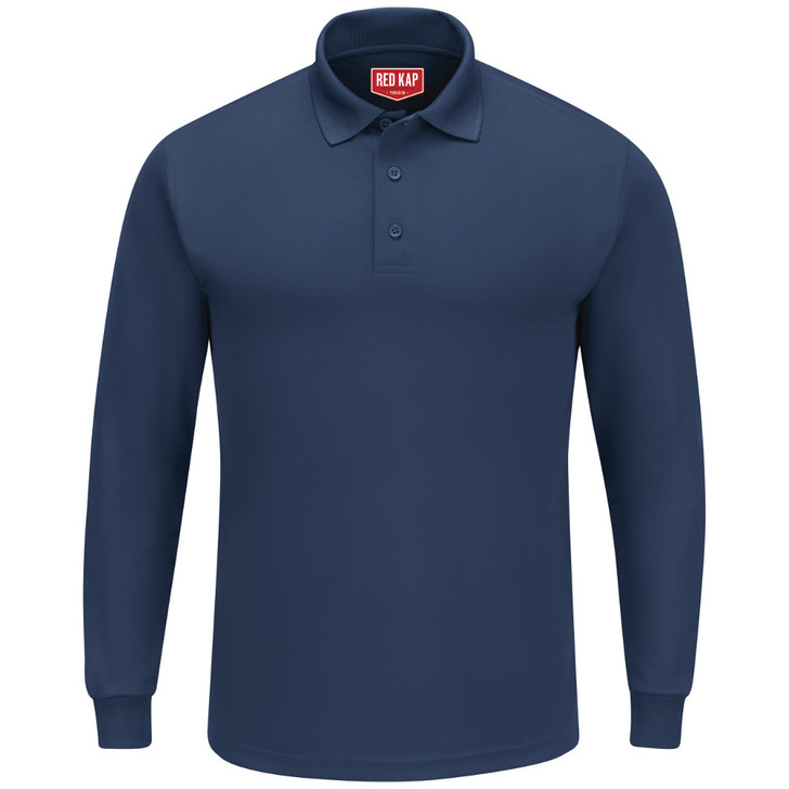 Red Kap Men's Long Sleeve Performance Knit Polo - SK6L