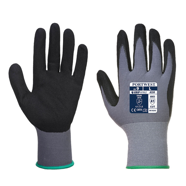 nitrile foam gloves