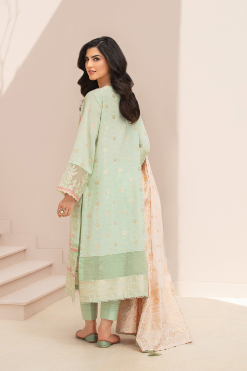 Sapphire 3 Piece Custom Stitched Suit - Green - LB21660