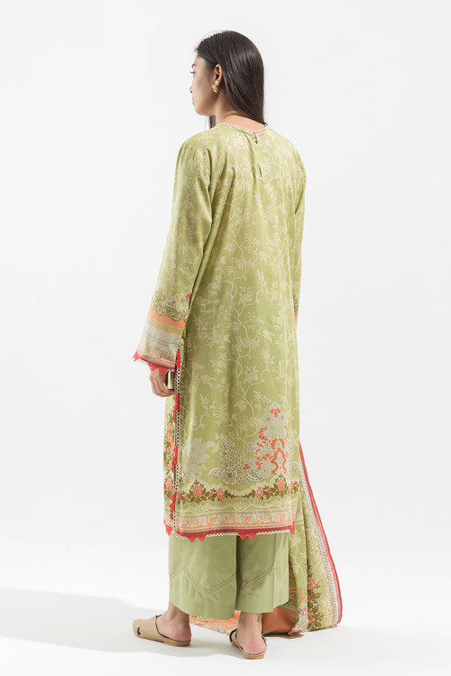 Beechtree 3 Piece Custom Stitched Suit - Green - LB25524