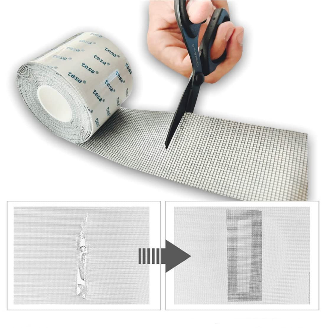 Nastro In Fibra Di Vetro Per Riparazione Mazze Da Cricket - 25mm X 15m Rotolo Bianco