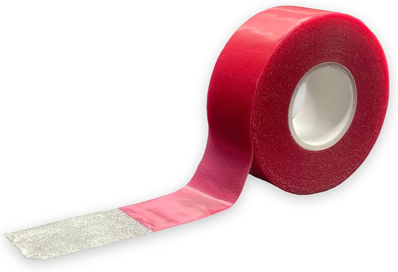 FL HUA 40 Nastri Biadesivi Extra Forti Per Parrucca + 2 Retine - Adesivi Invisibili E Impermeabili Per Toupet E Extension, Curvi
