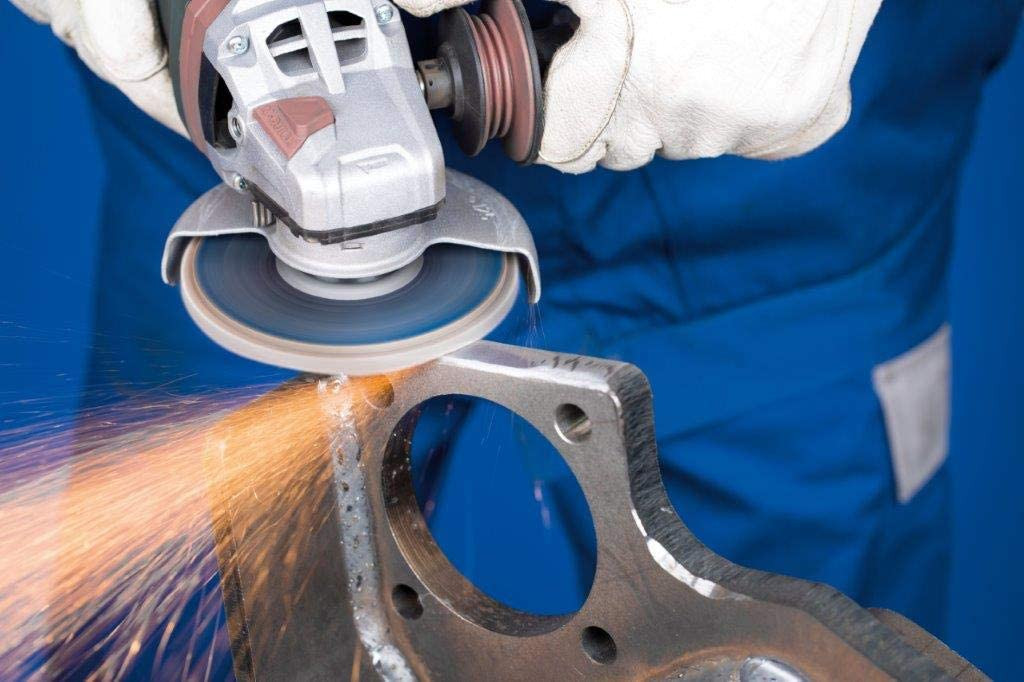 TAF ZOOM 49Z - 115mm - GRANA 40 - PZ.10 DISCHI LAMELLARI ABRASIVI ALLO ZIRCONIO  FERRO E INOX Made In Italy 8033776119579