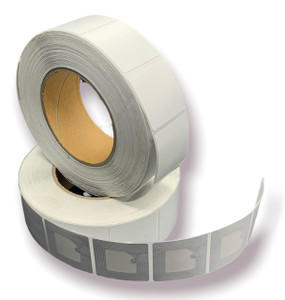 Dpm tapes 4x4 Nr.2 Rotoli da 1000 Etichette Antitaccheggio Frigo RF 8.2 Mhz Bianche Dpm tapes 4x4 Nr.2 Rotoli da 1000 Etichette Antitaccheggio Frigo RF 8.2 Mhz Bianche