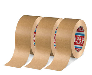 tesapack 4713 Nastro Adesivo Ecologico In Carta, Resistente all'Invecchiamento, Silenzioso e Fortemente Adesivo, Confezione da 3 Rotoli Prodotto Da Fonti Sostenibili tesapack 4713 Nastro Adesivo Ecologico In Carta, Resistente all'Invecchiamento, Silenzioso e Fortemente Adesivo, Confezione da 3 Rotoli Prodotto Da Fonti Sostenibili
