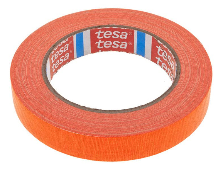 Tesa 4671, Nastro Telato Graffer, Nastro Adesivo Colorato Fluorescente In Tessuto Rivestito in PE, Alto Spessore, Per Interni ed Esterni, Prodotto Premium Altamente Adesivo, 19 mm x 25 m…