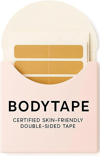 Dpm tapes – Nastro Biadesivo Trasparente per Scollature Body Tapes, Spalline e Abbigliamento, Ipoallergenico Certificato ISO, Sicuro su Pelle Sensibile, Senza Residui, Trasportabile – 80 Pezzi