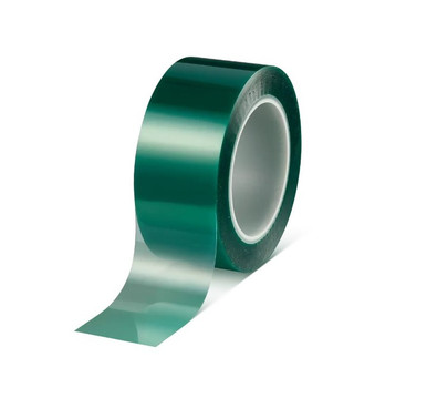 Fyearfly 5 Pezzi Nastro Adesivo Verde, Nastro Adesivo In Silicone 33 Mm X 33 M Di Lunghezza Protezione Per Verniciatura A Spruzzo Nastro Resistente Alle Alte Temperature In PET - Foto 7