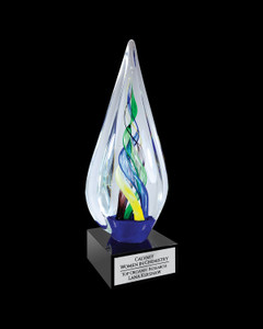 Glass Art Award - Infinity Twist Glass Art Award - Infinity Twist