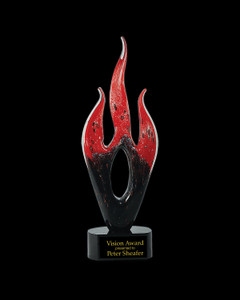 Glass Art Award - Flame Glass Art Award - Flame