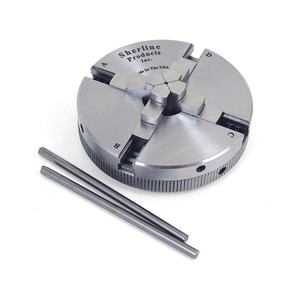 Sherline SPI-1076 3.125" 4-Jaw Scroll Chuck