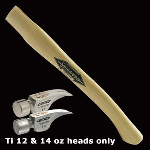 Stiletto Tool STLHDL-C16  16" Curved Hickory Replacement Handle