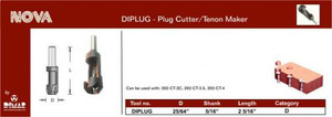 Dimar DIPLUG  Diplug Cuts a perfect Plug