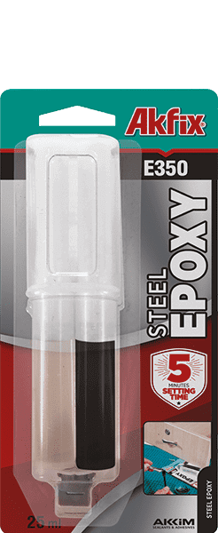 Akfix AK-E350 Quick Setting Epoxy - Black