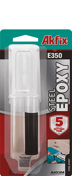 Akfix AK-E350 Quick Setting Epoxy - Black