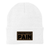 Unisex Knitted Beanie - White