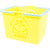 T's Factory Kirby Of The Stars Mini Color Basket Pastel Yellow
