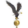 27" Flying Eagle on 3" Ball Ornament - Natural Color EAG-0563-NAT