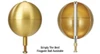 Concord American patented heavy-duty flagpole ball cutaway showing inner spacer tube and stainless rod