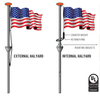 PoleLED O2 LED flagpole uplight