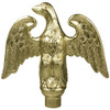 Brass plated perched eagle ornament
