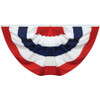 3' x 6' Cotton Pleated Fan, No Stars