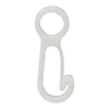 White cast nylon flag snap 2-3/4 inch