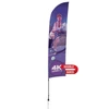 Custom Streamline Blade Feather Flag (Sail Sign)