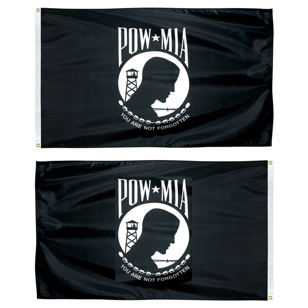 Double Faced Nylon POW-MIA Flags