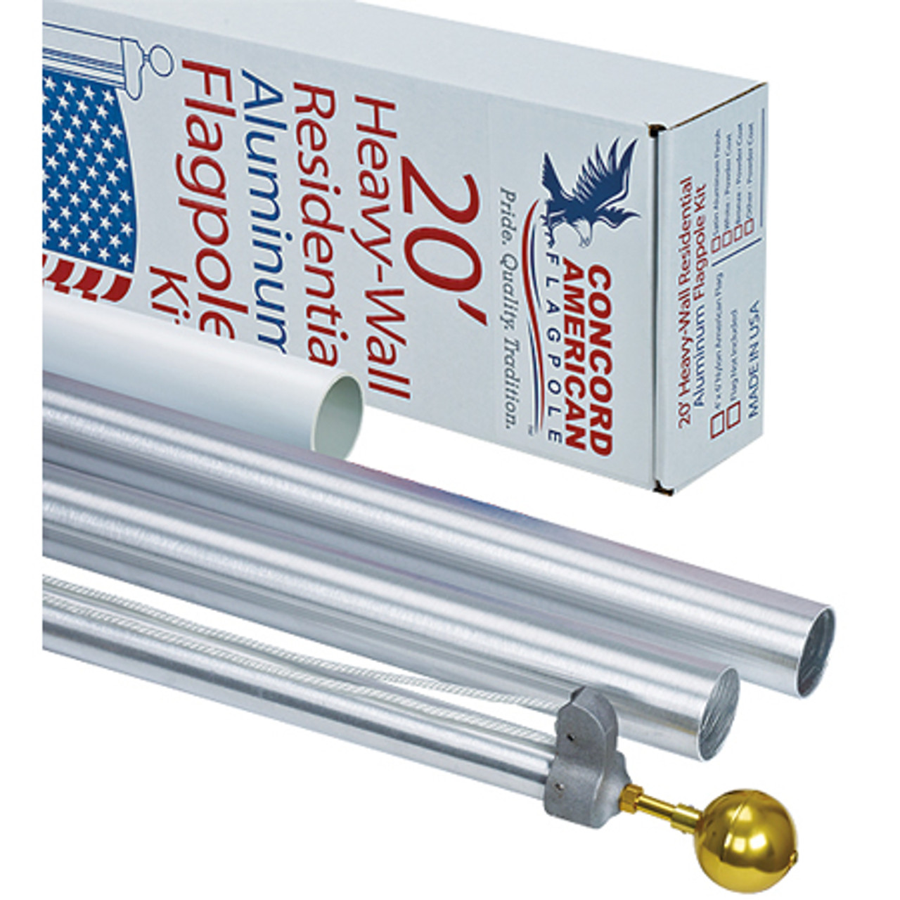 20' flagpole deals kit