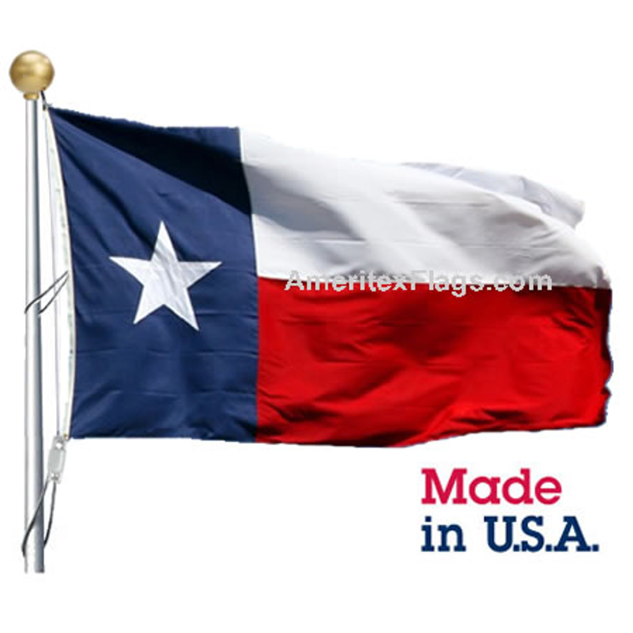 8' x 12' Nylon Texas Flag
