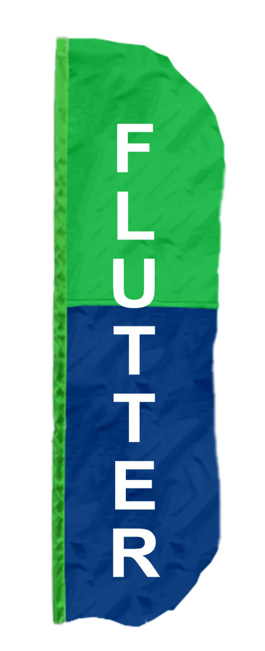 2-Panel Vertical Flutter Banner Flags