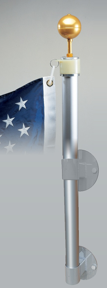 Concord American Spirit Patio Vertical Wall Mount Flagpole Kit