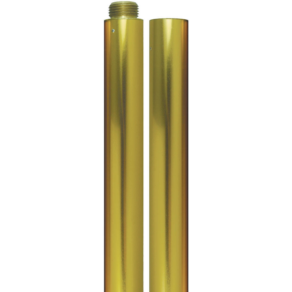 Gold aluminum indoor flagpole