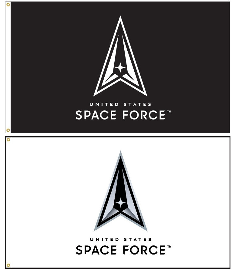 Space Force indoor parade flag 3x5 nylon