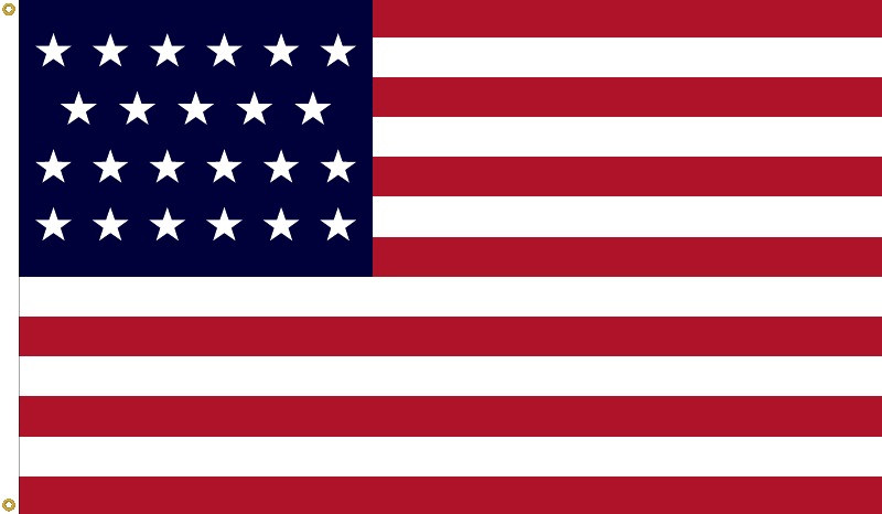 23 star american flag