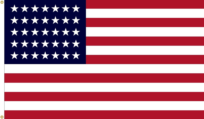 35 star american flag